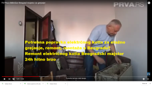 Remont električnog kotla Beogradski majstor 24h hitno brzo